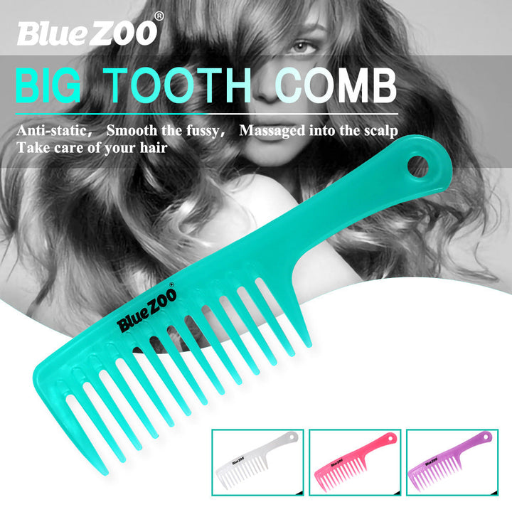 Wide Tooth Detangling Comb — Gentle Anti‑Static for All