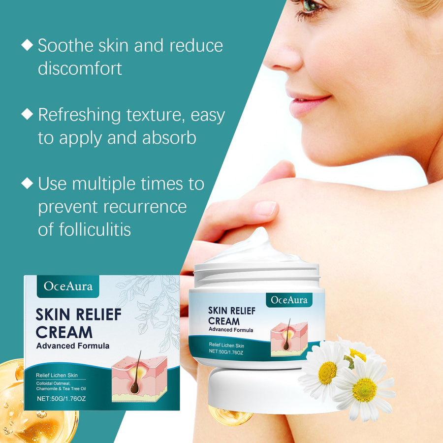 Folliculitis Relief Care Cream for Clogged Hair Follicles