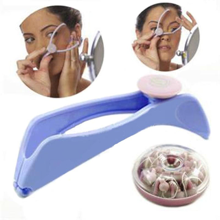 Spring Facial Hair Remover Threading Tool — Pain-Free Peach