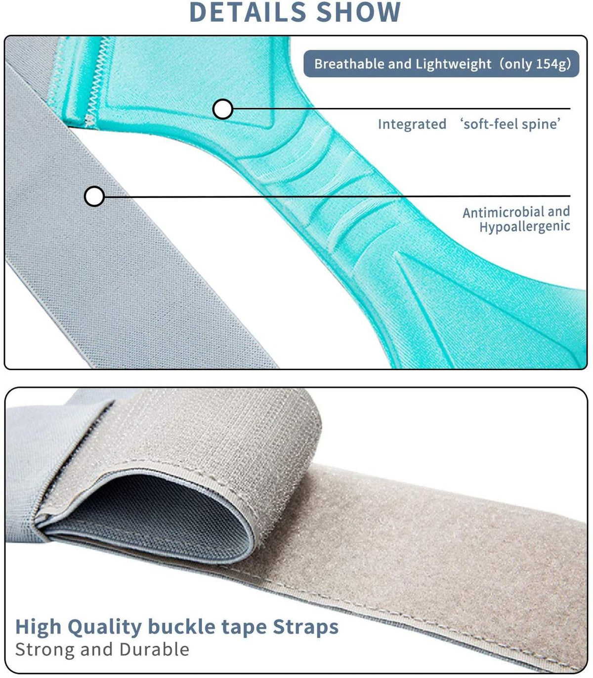 Back Posture Corrector – Develops Muscle Memory & Relieves