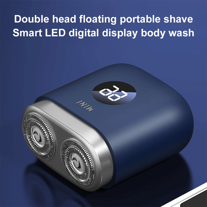 Portable Electric Shaver — Dual‑Head Travel Grooming