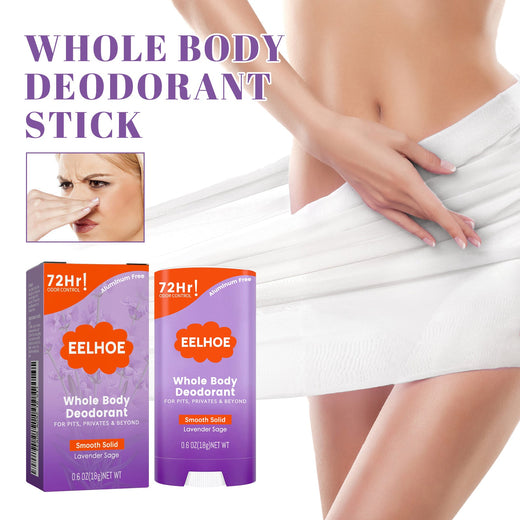Whole Body Deodorant Stick — 72-Hour Aluminum-Free Odor