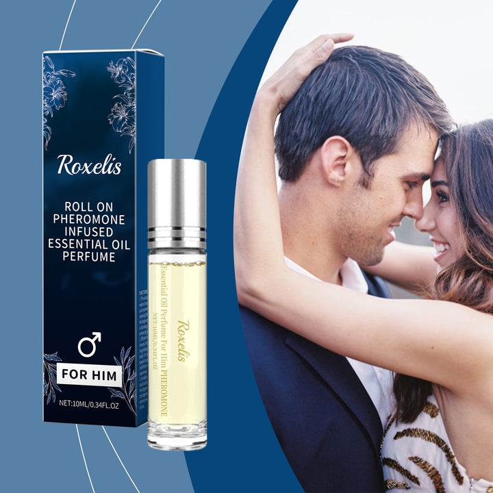 Men's Roll-On Perfume Oil for Fresh, Portable Scent