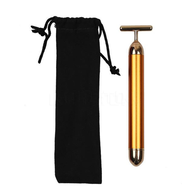 24K Vibration Facial Massager for a Spa-Like Glow at Home