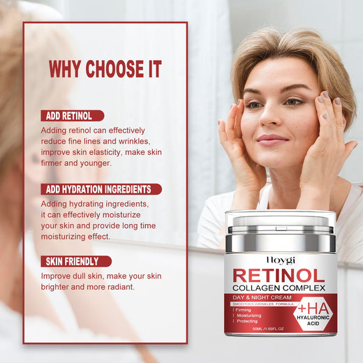 Retinol Anti-Wrinkle Cream for Firmer, Smoother Skin