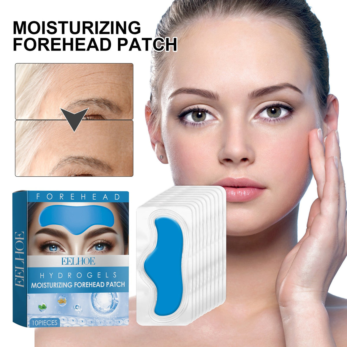 Forehead Wrinkle Patch - Hydrogel Anti-Aging Treatment