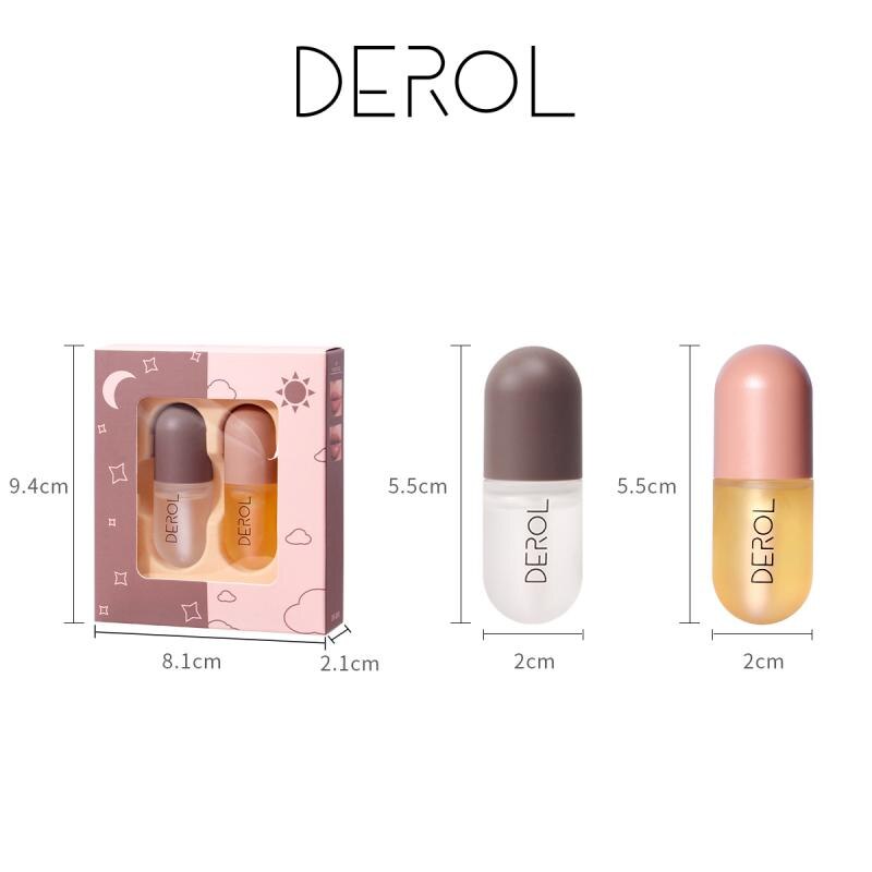 Ginger Mint Lip Plumper Set for Day & Night Moisture