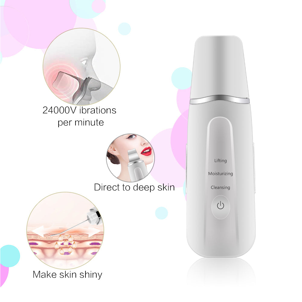 Ultrasonic Skin Scrubber for Deep Pore Cleansing