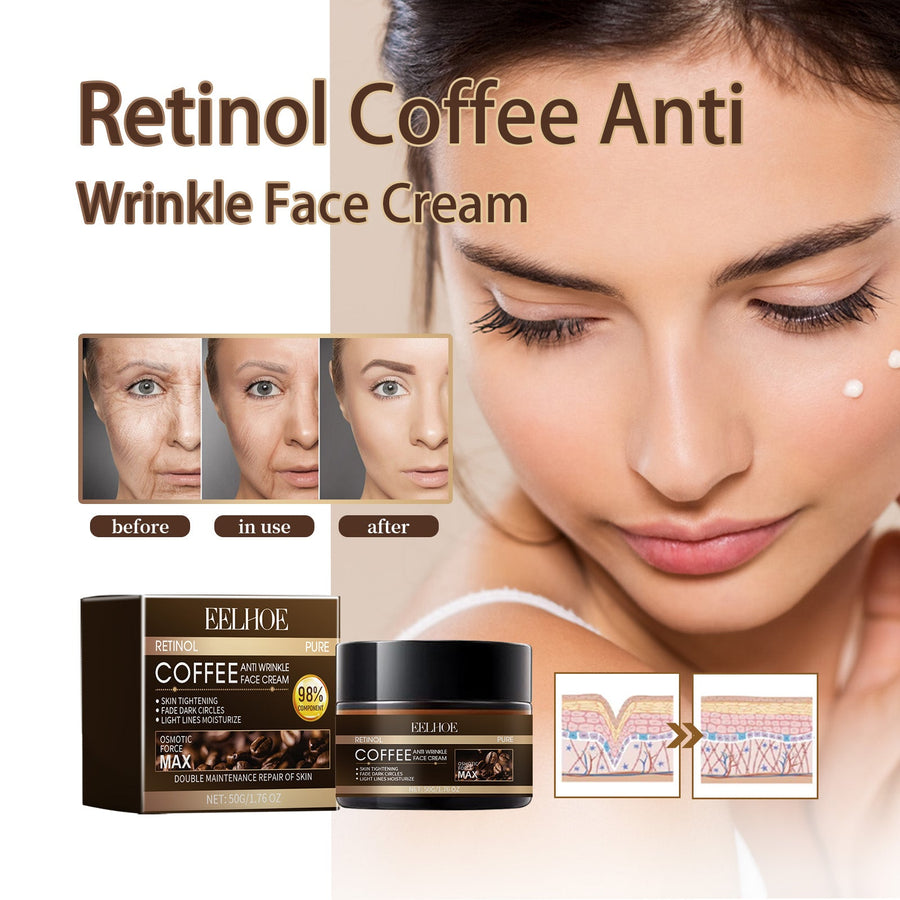 Retinol Coffee Cream - Visible Wrinkle & Firming Repair