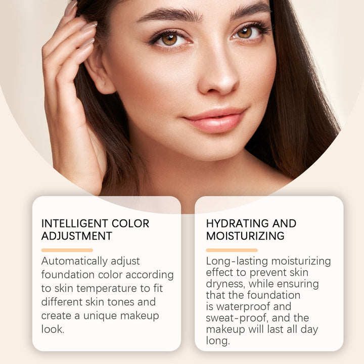 Color-Adjusting Liquid Foundation for Hydrated Coverage