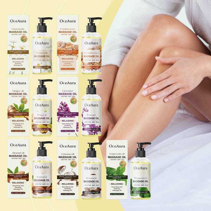 Frankincense Body Massage Oil for Deep Skin Hydration