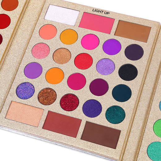 86-Color Eyeshadow Palette for Eyes, Cheeks & More