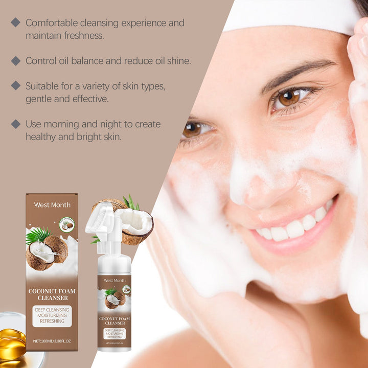 Coconut Foam Cleanser — Oil Control & Pore Refining
