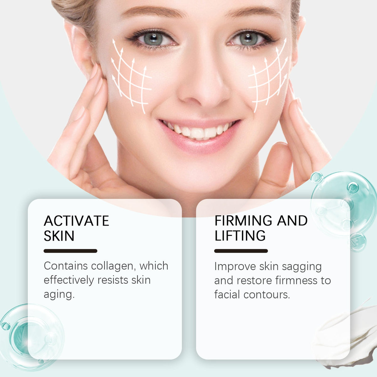 Collagen Firming Cream for Sagging, Aging Skin