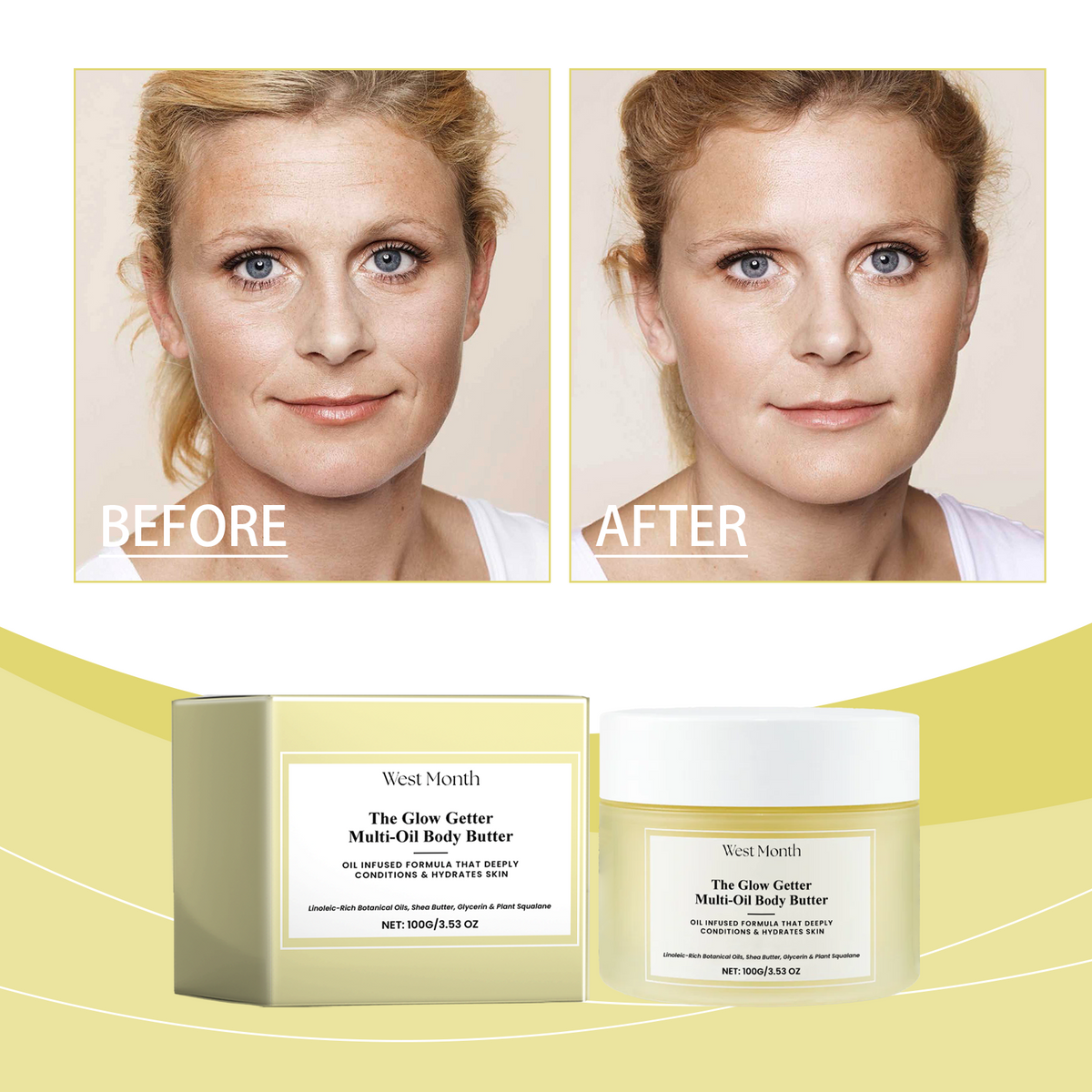 Firming Body Butter with Shea Butter & Squalane, 100g