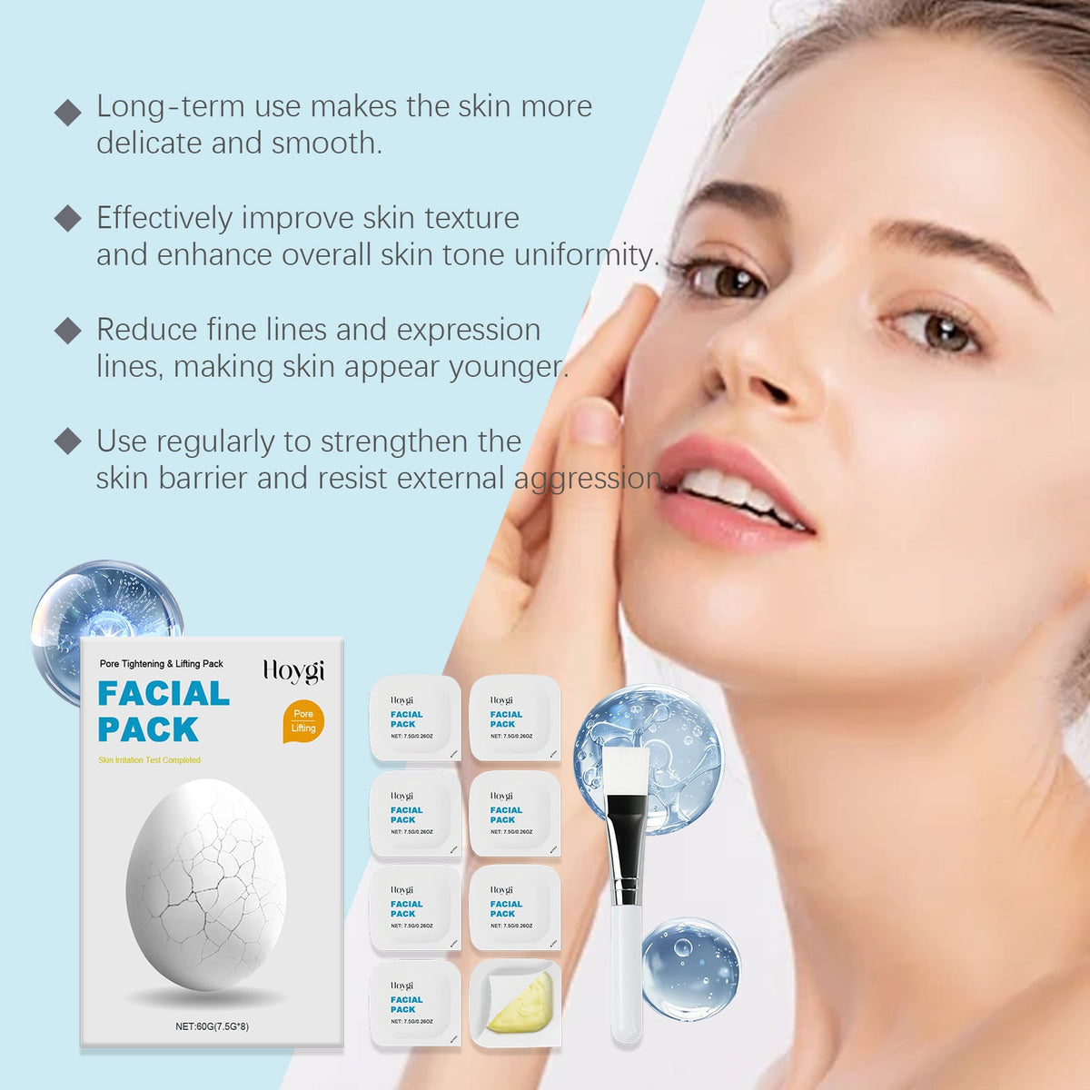Full Face Treatment Mask for Dullness & Visible Pores
