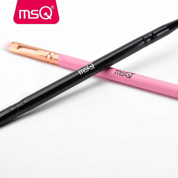 Dual-End Eyebrow & Eyeliner Brush — Perfect Brows & Liner