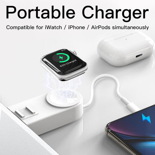 2-in-1 Apple Watch & Phone Charger — Charge from Any Angle
