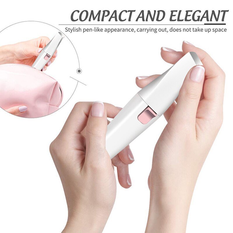 2-in-1 Eyebrow Trimmer for Precise Facial Touch-Ups