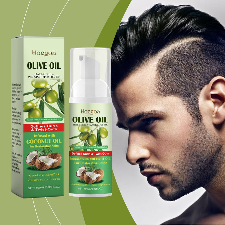 Curl Styling Mousse for Soft Hold, Shine & Definition