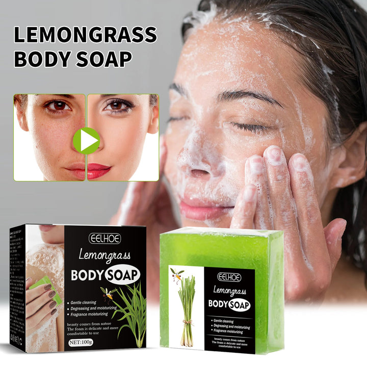 Lemongrass Body Soap - Brighten Skin & Fade Acne Marks