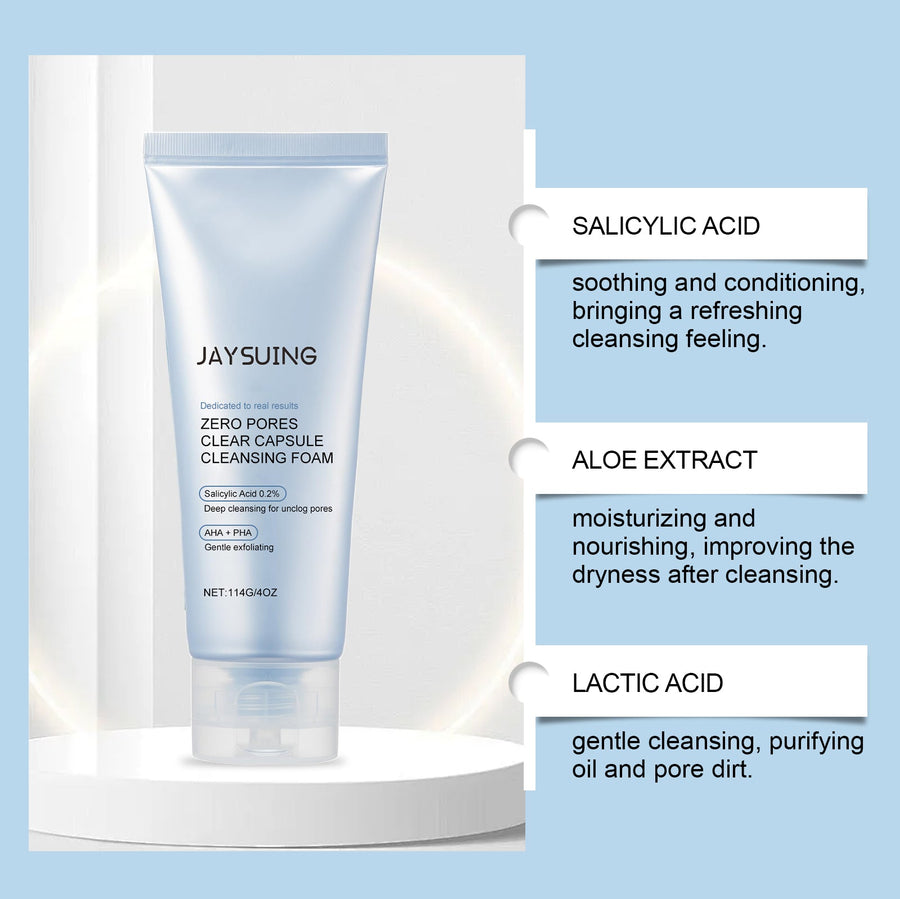 Salicylic Acid Facial Cleanser for Clogged Pores & Acne