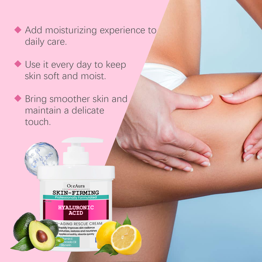 Hyaluronic Acid Firming Cream for Daily Skin Hydration