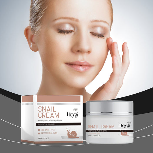 Snail Moisturizing Cream for Dry, Dull Skin Repair
