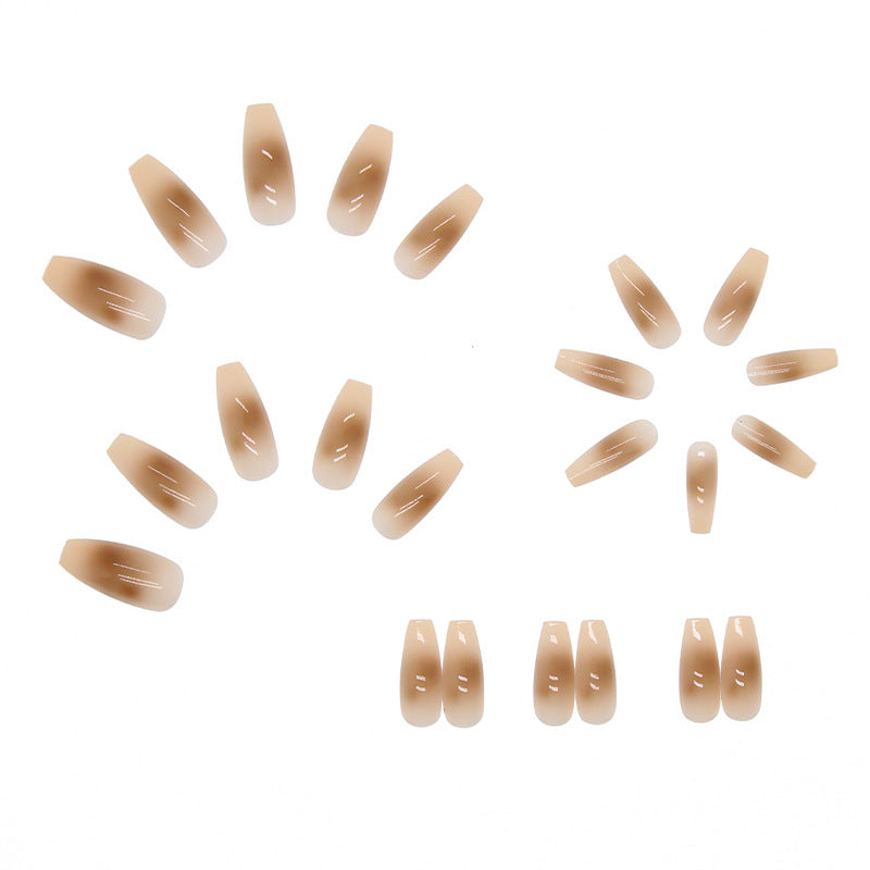 Press-On Ballet Nails for a Smudged Nude Manicure