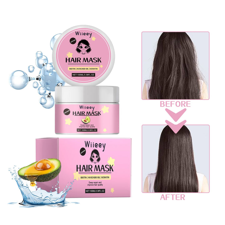 Avocado Hair Mask for Smoother, Less Frizzy, Softer Hair