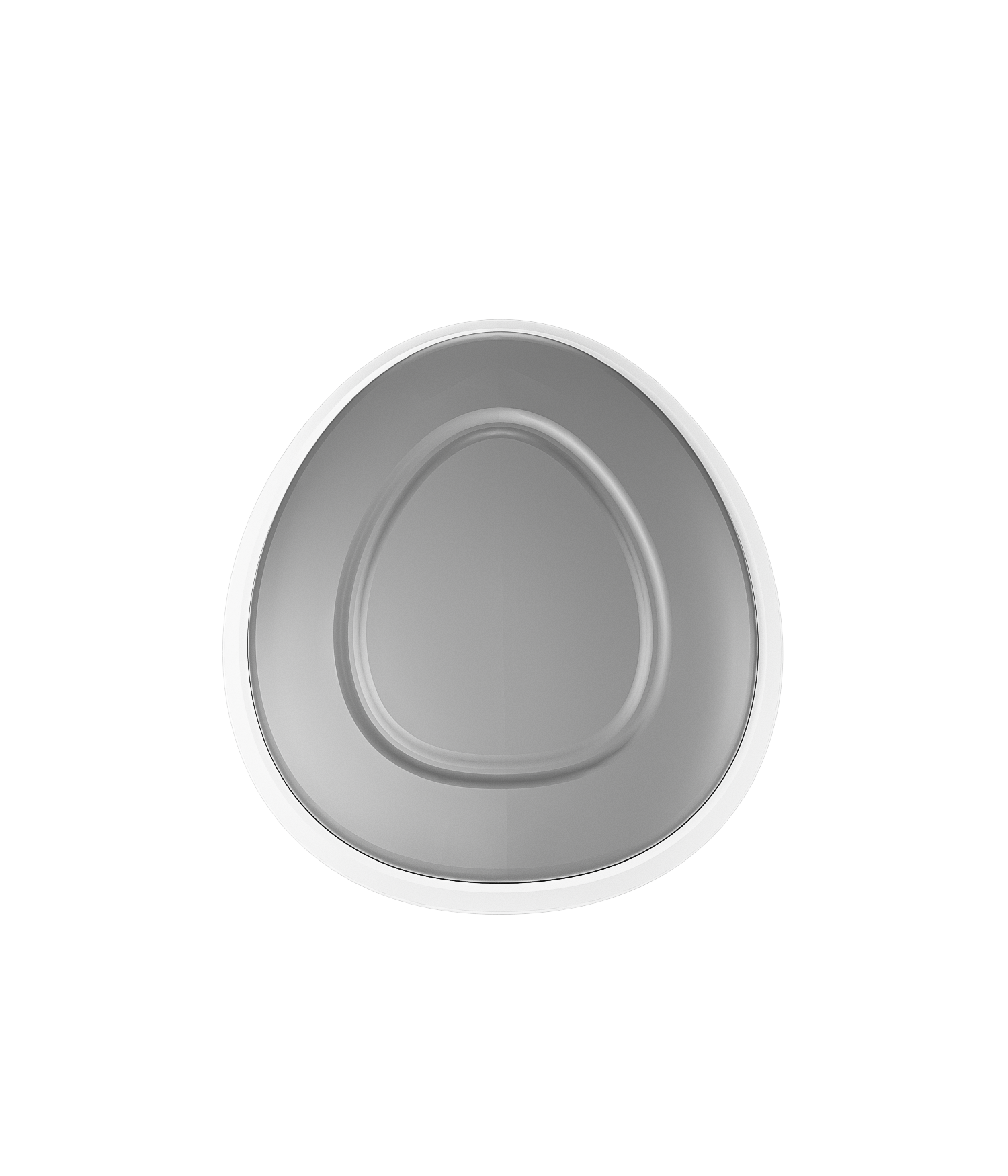 Full product shot of white i-Cleaner device with dual button interface labeled 'Clean' and 'Import' with power indicator