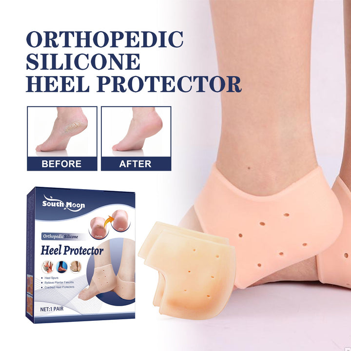 Silicone Heel Protectors for Cracked Heel Pain Relief
