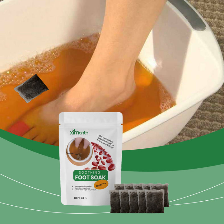 Ginger Safflower Foot Bath Kit for Circulation & Sleep