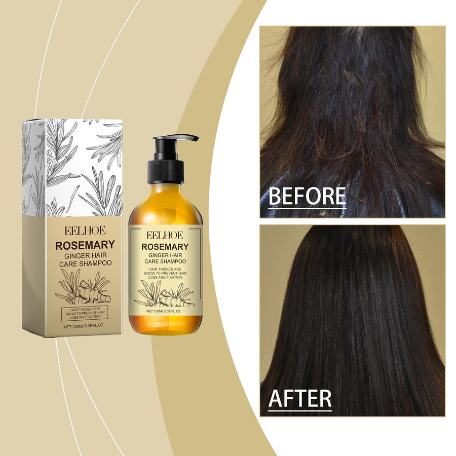 Rosemary Ginger Shampoo for Dry, Strong-Looking Hair