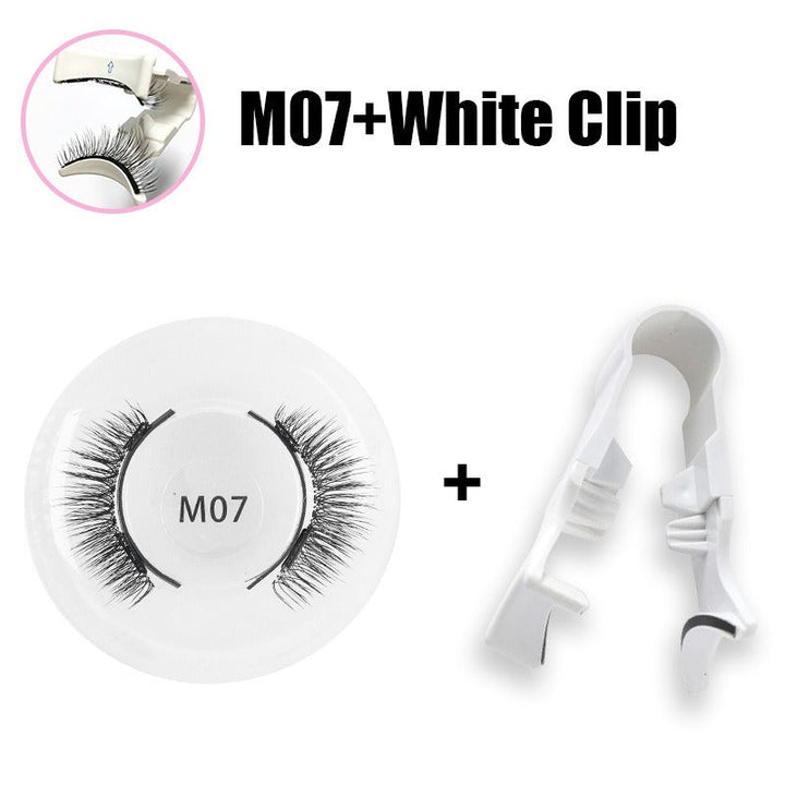 Magnetic False Eyelashes — Natural Thick & Long Look, No Glue