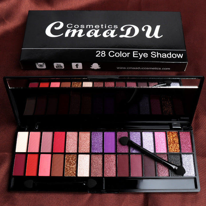 28 Color Eyeshadow Palette for Easy Beginner Looks