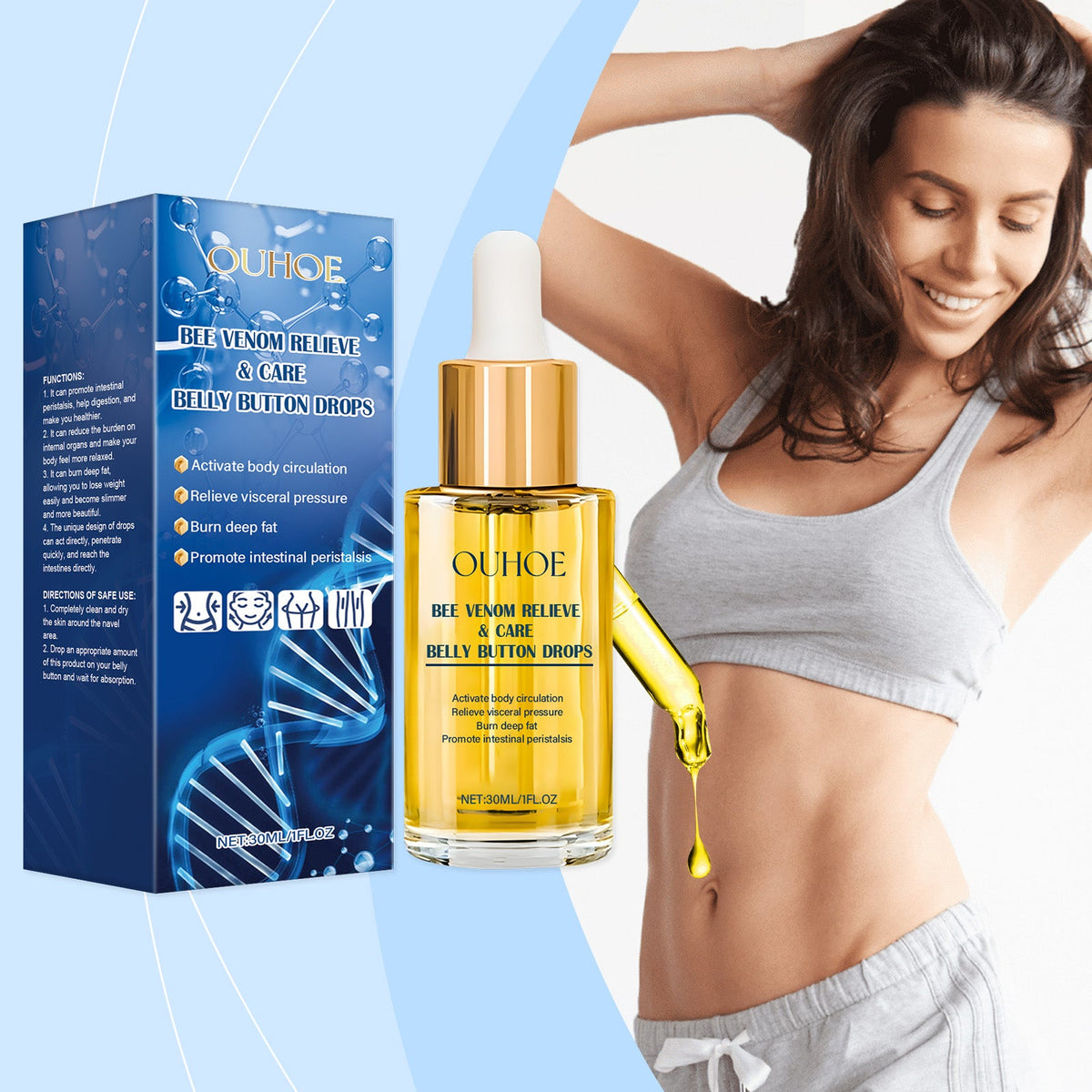 Bee Venom Belly Drops - Daily Navel Body Care Ritual