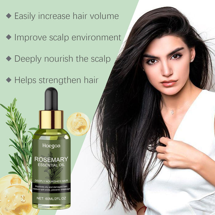 Rosemary Hair Oil for Dry, Damaged Hair & Glossy Shine