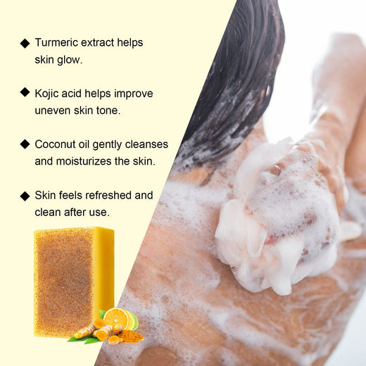 Turmeric Lemon Brightening Soap — Gentle Exfoliation & Even