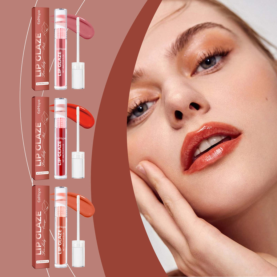 Lip Glaze Liquid Lipstick - Long-Wear, Non-Stick Color