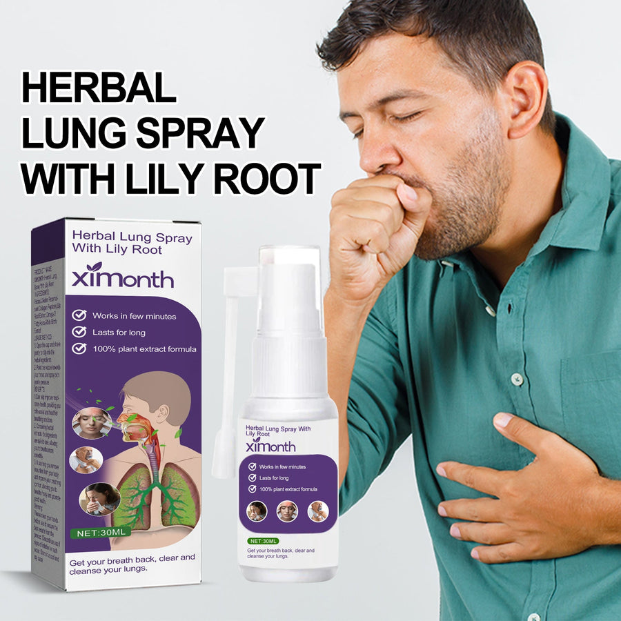 Herbal Lung & Throat Spray — Fast Phlegm Relief, 30ml