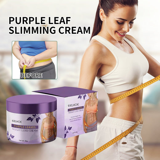 Purple Leaf Slimming Cream for Firmer Waist & Curves