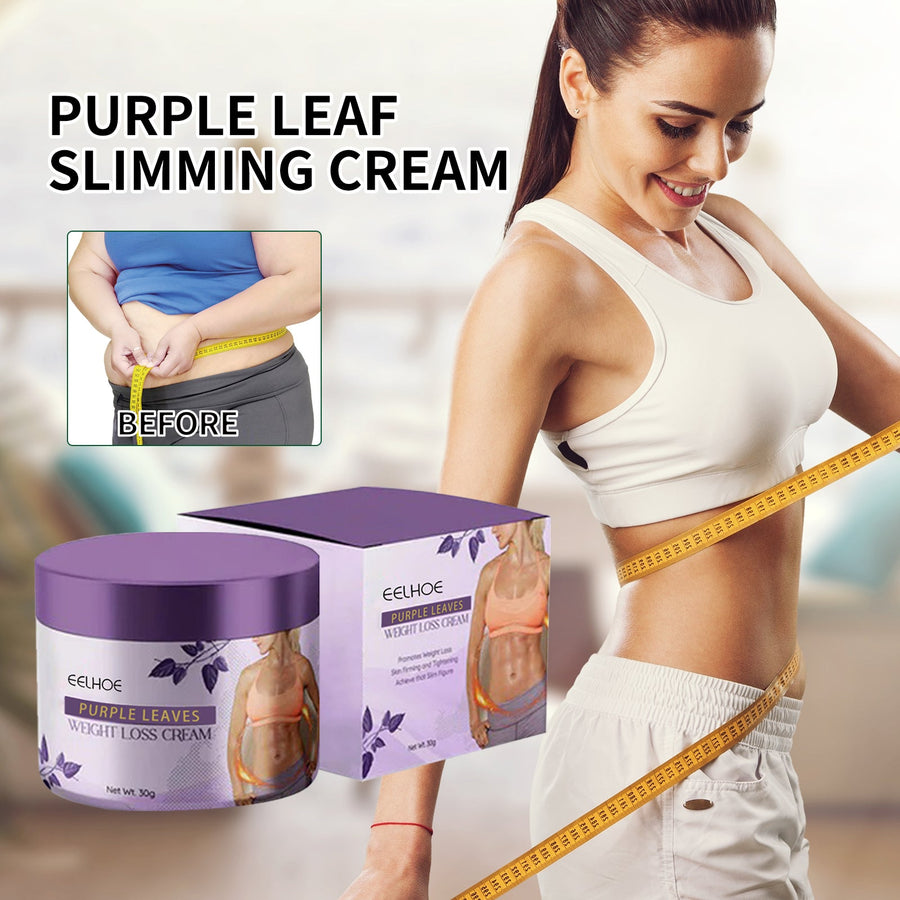 Purple Leaf Slimming Cream for Firmer Waist & Curves