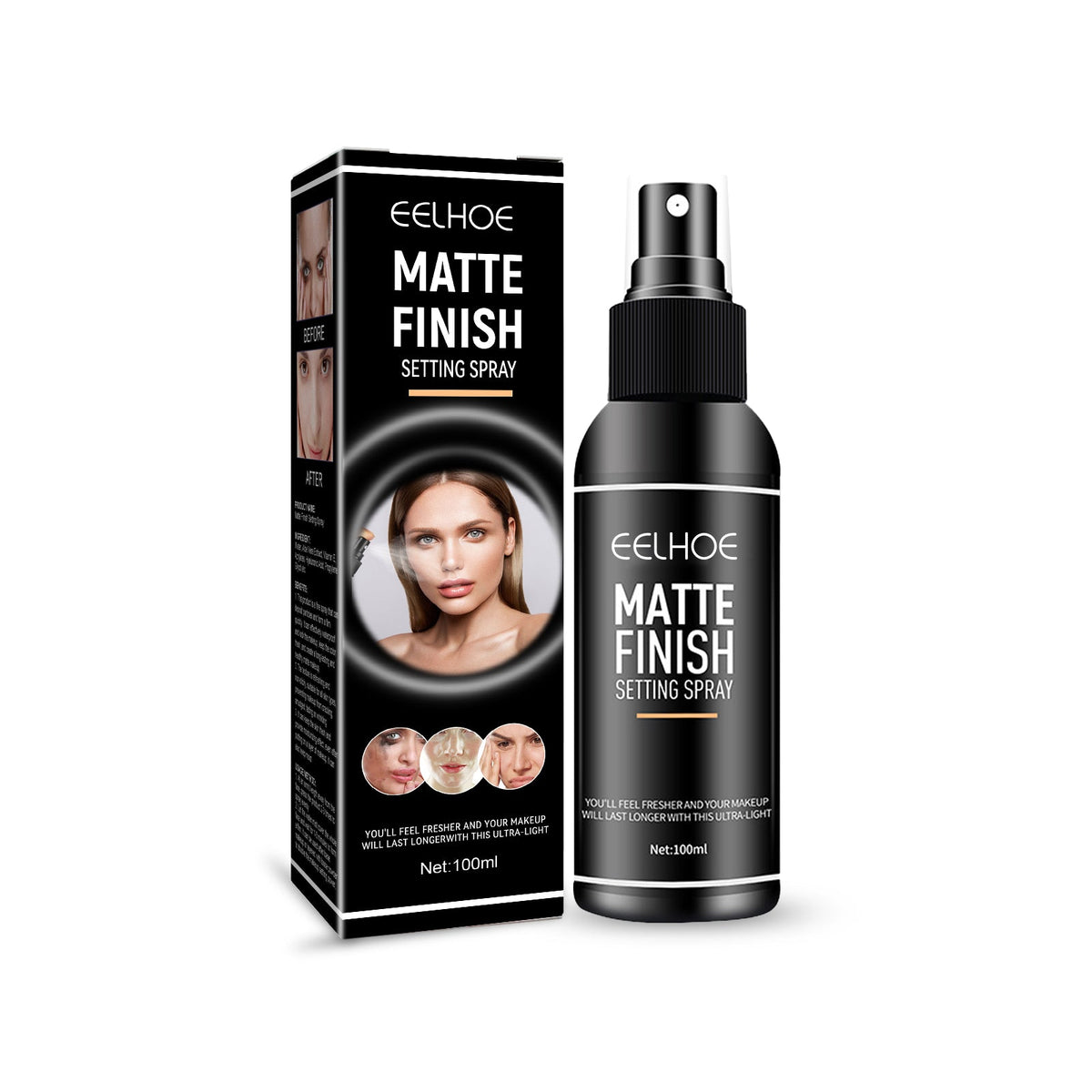 Matte Setting Spray for Refined, Long-Lasting Makeup