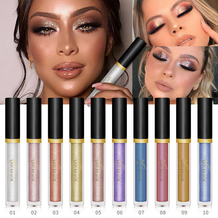 Liquid Eyeshadow for High-Impact Pearl Shimmer Looks