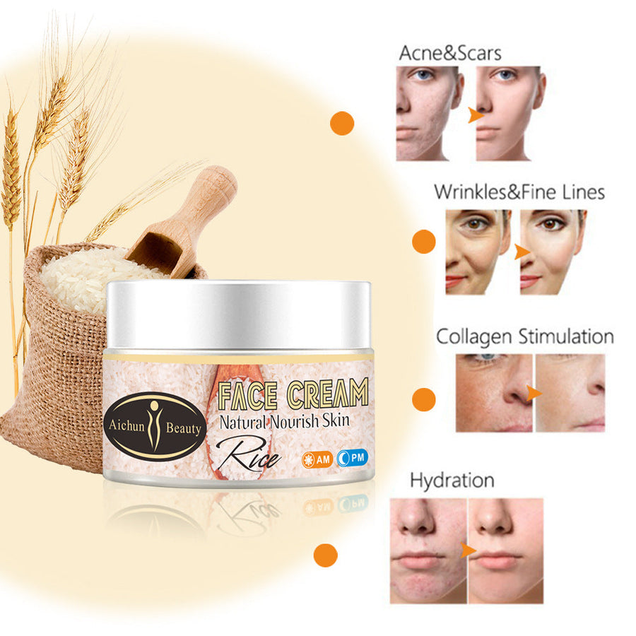 Rice Face Cream for Hydrated, Brighter-Looking Skin