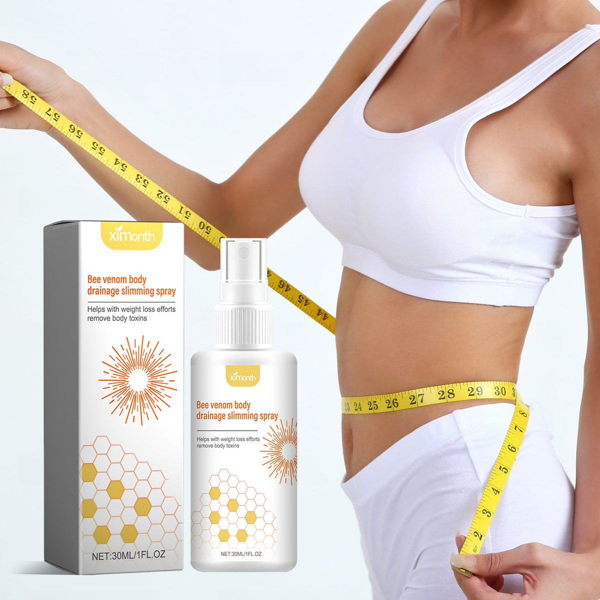 Bee Venom Body Sculpting Spray for Tighter-Feeling Skin