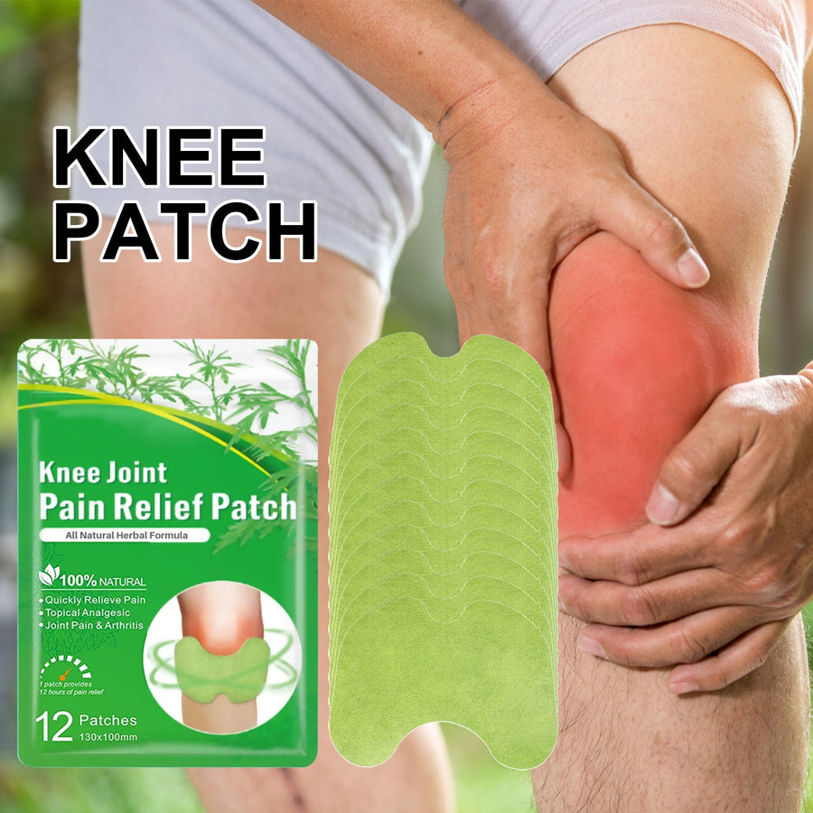 Knee Pain Relief Patches — 12-Hour Herbal Joint Relief