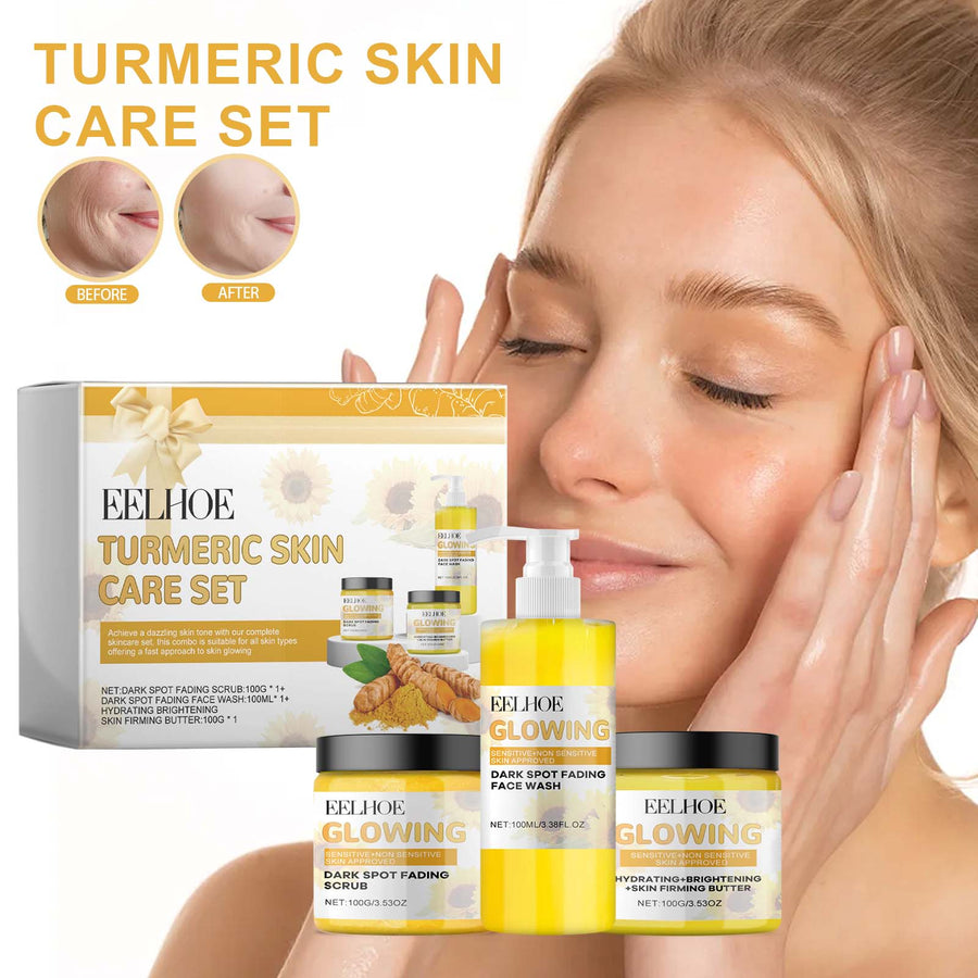 Turmeric Skincare Set for Brighter, Hydrated Skin