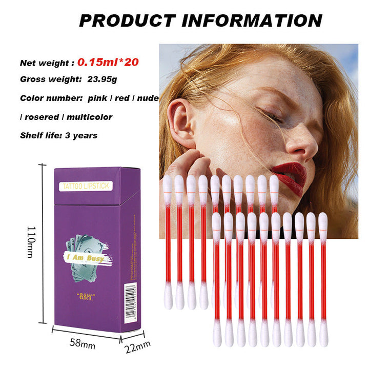 Single-Use Lip Glaze Applicators for Glossy Color